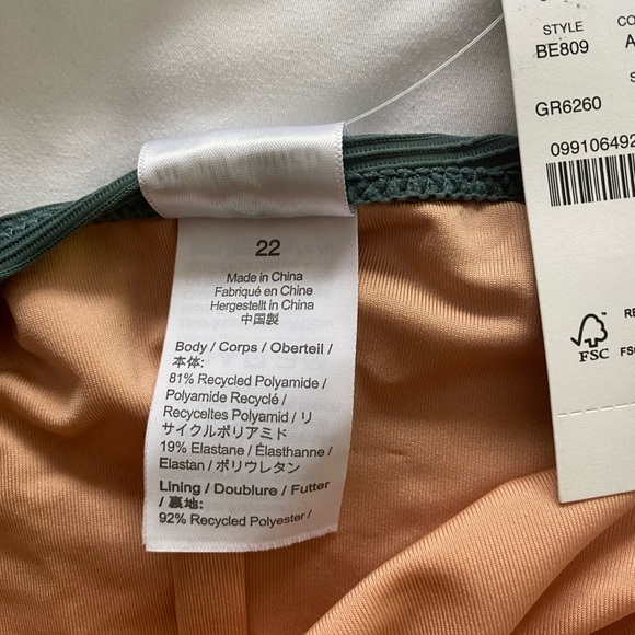 NWT J.Crew high leg low back one pice size 22 (3x) - Picture 4 of 8